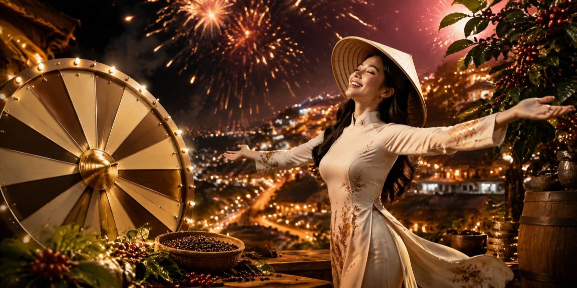 Bàn roulette tại Đà Lạt với phong cách không lá truyền thống